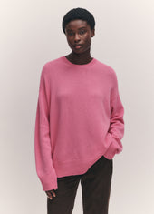 Innes Slouch Crewneck in Pink