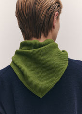 Fionn Cashmere Foulard in Pickle Green