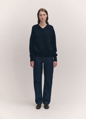 Balla Slouch V-Neck in Navy
