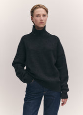 Balla High Neck in Charcoal