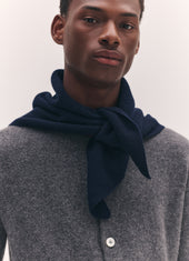 Mens XL Cashmere Foulard in Navy