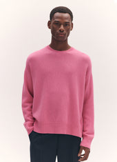 Mens Innes Slouch Crewneck in Pink