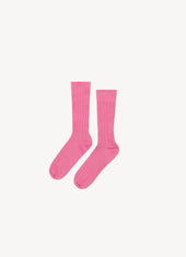 Cora Cashmere Socks in Parsons Pink