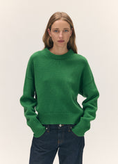 Sora Crewneck in Pagoda Green