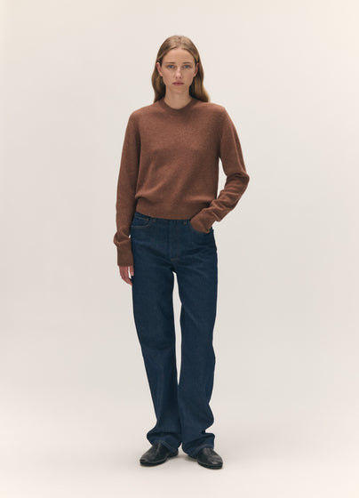 Sligo Crewneck in Hazelnut