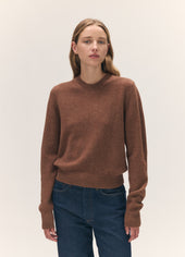 Sligo Crewneck in Hazelnut