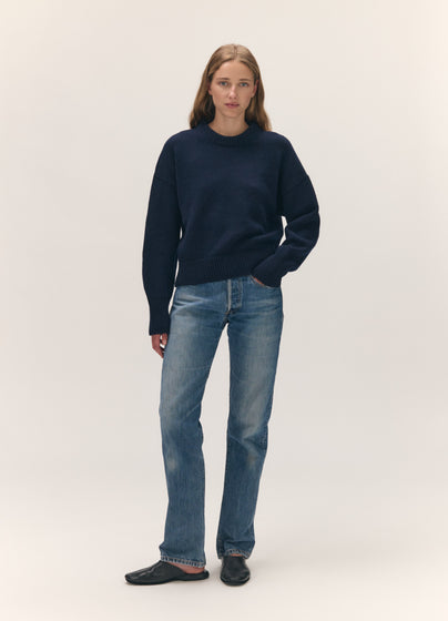 Sora Crewneck in Navy