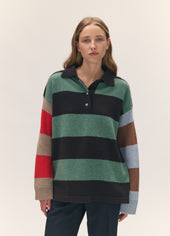 Torin Polo Shirt in Multi-Stripe