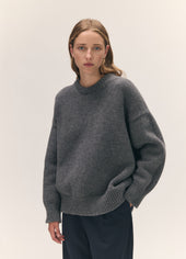 Caragh Crewneck in Derby Grey