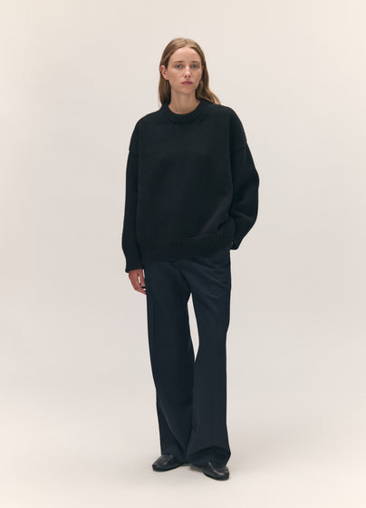 Caragh Crewneck in Black