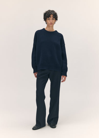 Caragh Crewneck in Navy