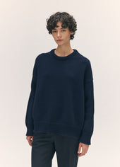 Caragh Crewneck in Navy