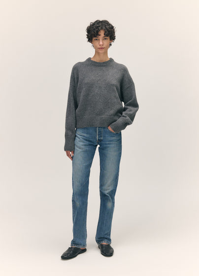 Sora Crewneck in Derby Grey