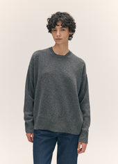 Innes Slouch Crewneck in Grey