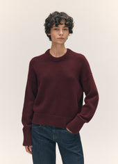 Sora Crewneck in Burgundy