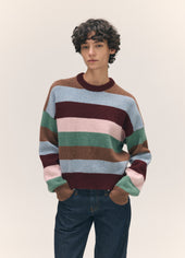 Sora Crewneck in Multistripe