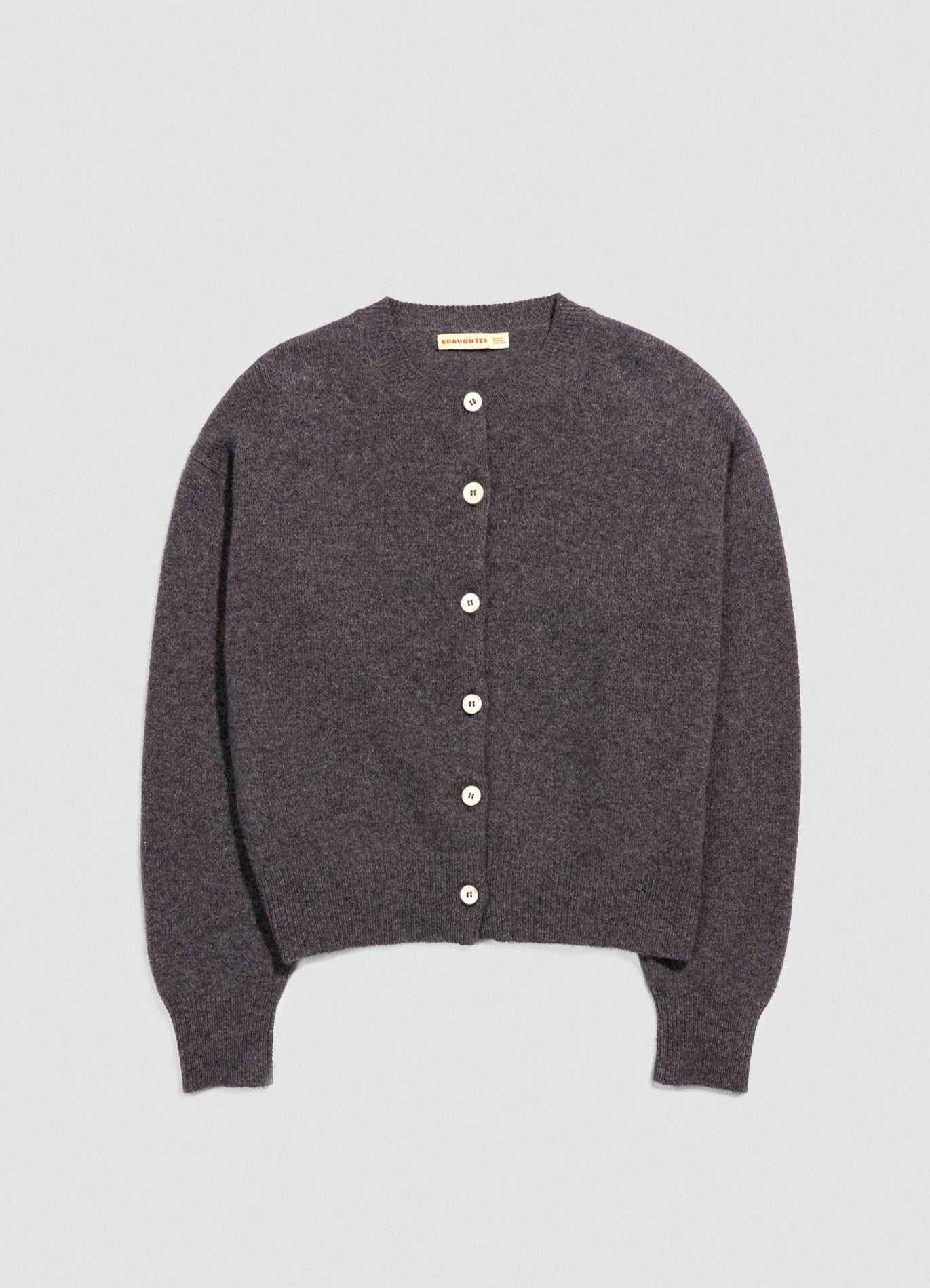 【新品未使用】&amp;daughter  ニット Ada Crewneck Cardigan in Grey – &Daughter