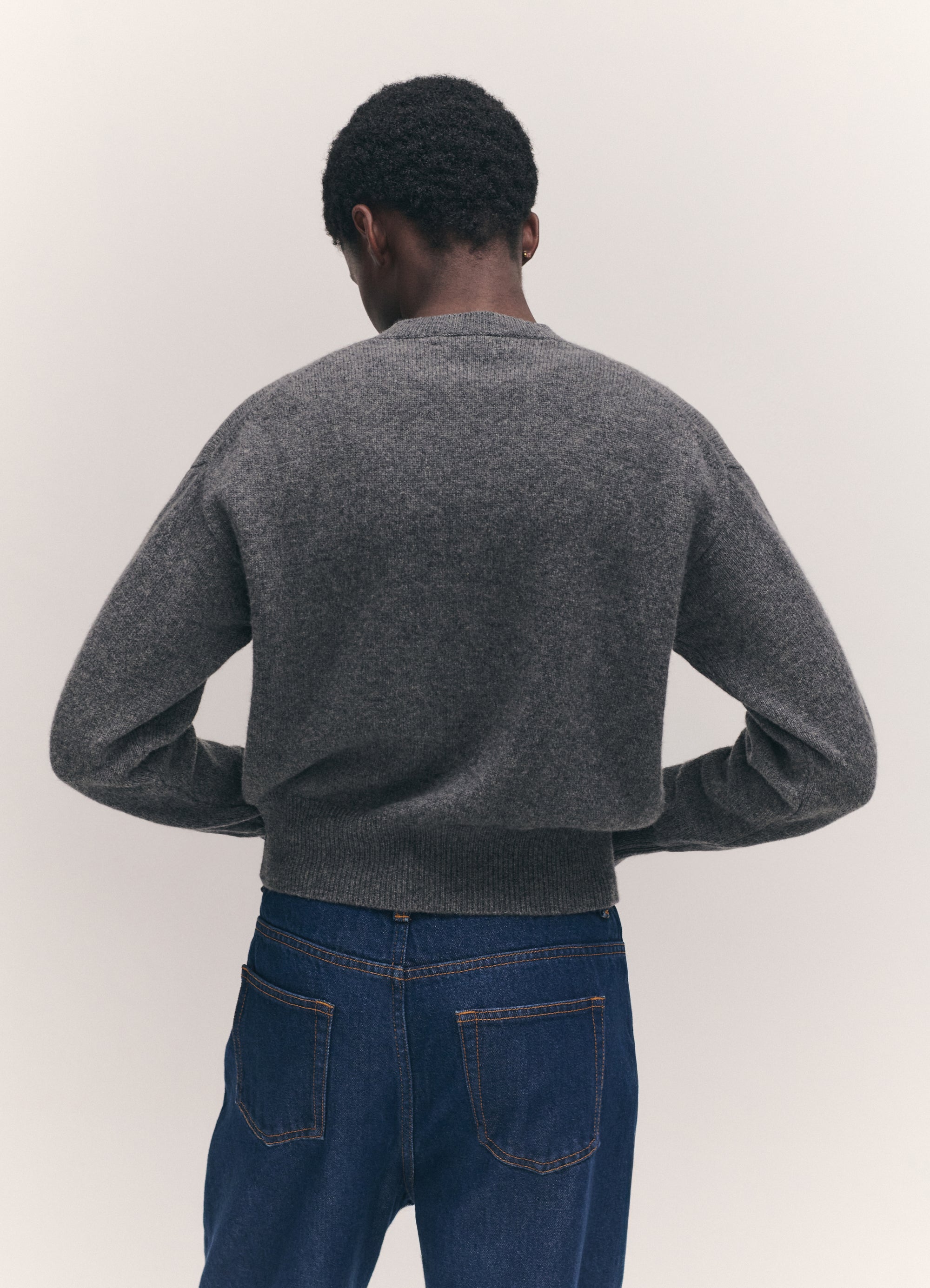 【新品未使用】&amp;daughter  ニット Ada Crewneck Cardigan in Grey – &Daughter