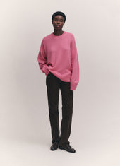 Innes Slouch Crewneck in Pink