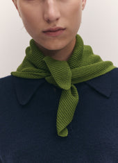 Fionn Cashmere Foulard in Pickle Green