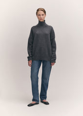 Balla High Neck in Derby Grey