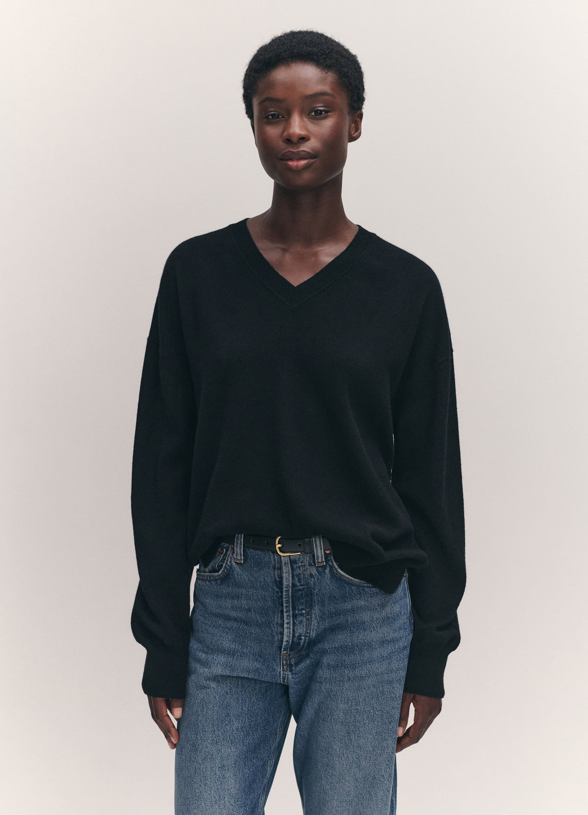 Tahra Cashmere V Neck