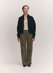 Winny Collared Jacket in Black