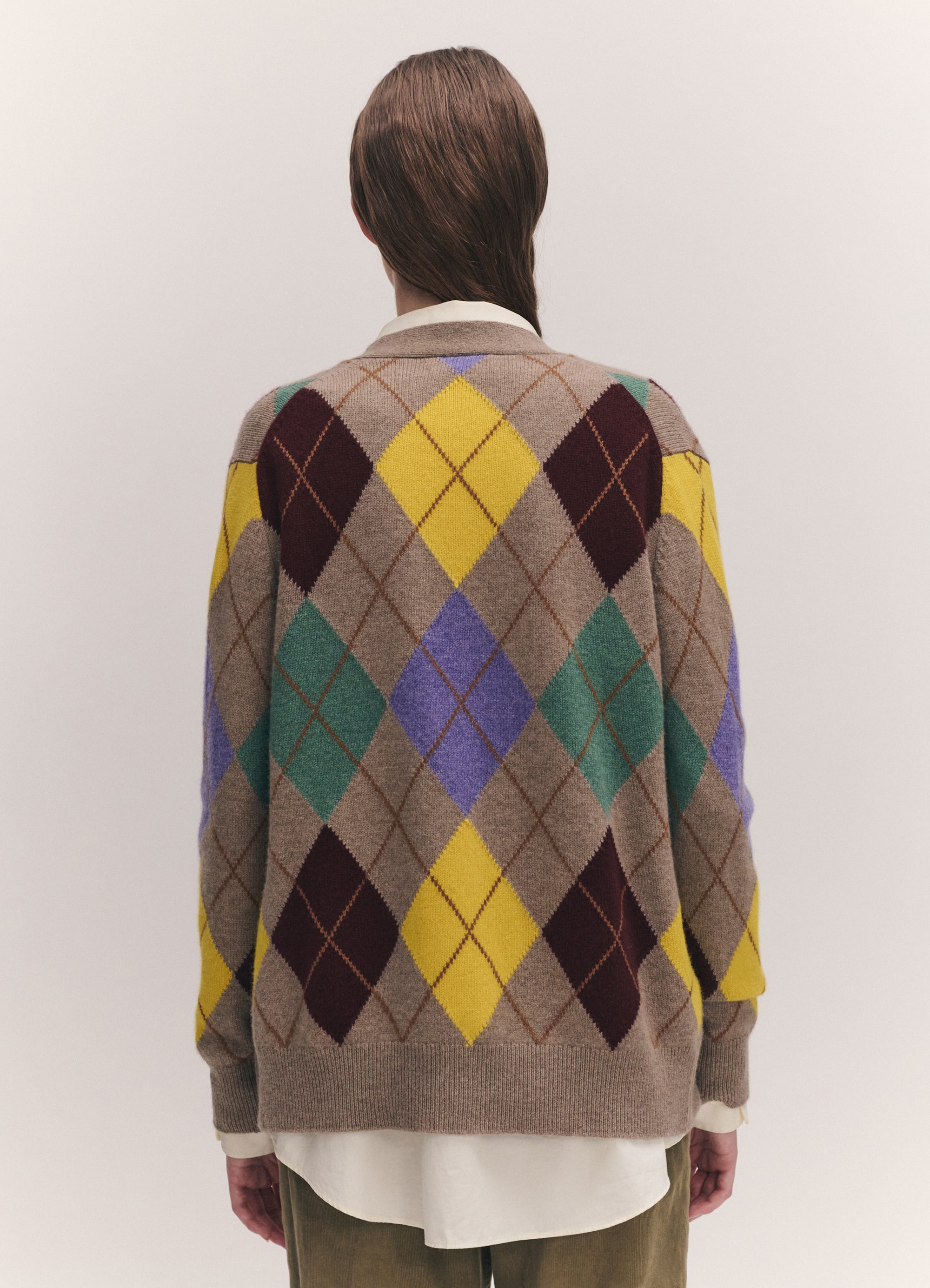 カーディガン ARGUE - argue KID MOHAIR&amp;ALPACA&amp;WOOL CARDIGAN argue KID MOHAIR&ALPACA&WOOL CARDIGAN