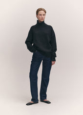 Balla High Neck in Charcoal