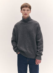 Mens Balla High Neck in Derby Grey