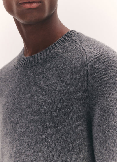 Mens Rosh Crewneck in Derby Grey