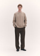 Mens Rosh Crewneck in Oat