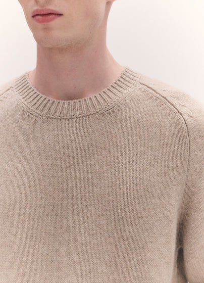 Mens Rosh Crewneck in Oat