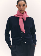 XL Cashmere Foulard in Pink