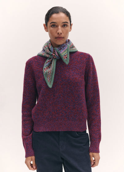 Fairisle Cashmere Foulard in Strath Multi