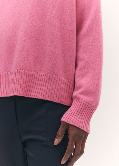 Mens Innes Slouch Crewneck in Pink