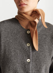 Fionn Cashmere Foulard in Brown Sugar