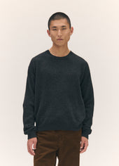 Mens Innes Crewneck in Charcoal