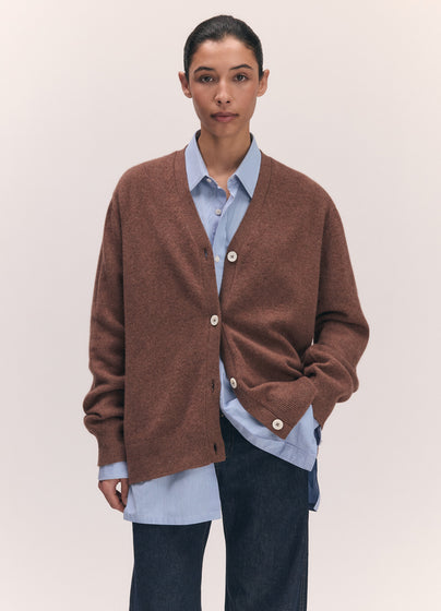Ava Cardigan in Hazelnut