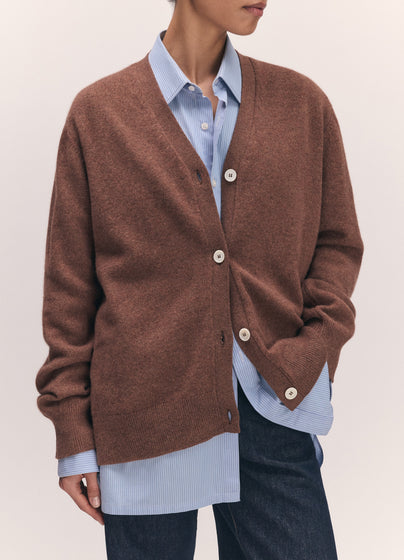 Ava Cardigan in Hazelnut