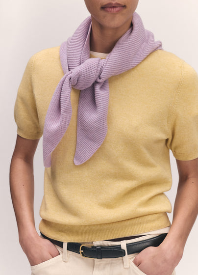Fionn XL Cashmere Foulard in Lilac