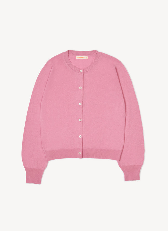 Enya Cashmere Cardigan in Pink