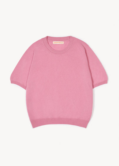 Emer Cashmere T-Shirt in Pink