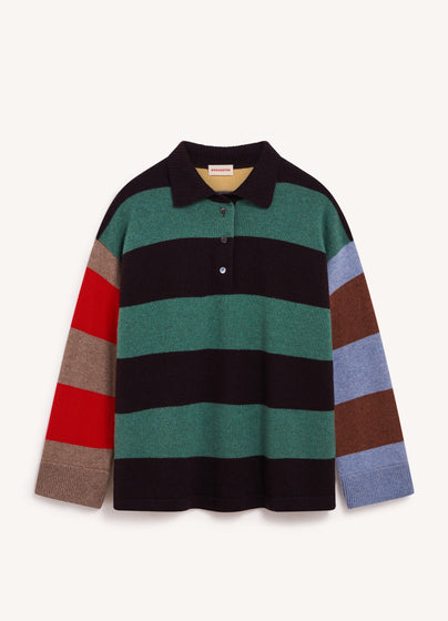 Torin Polo Shirt in Multi-Stripe