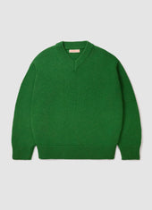 Mens Balla Slouch V-Neck in Green