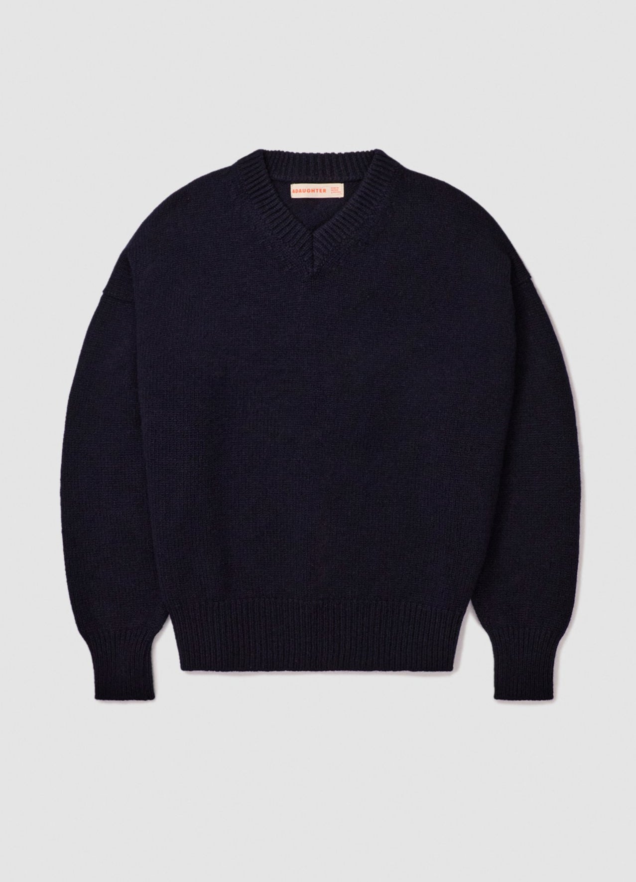 Mens Balla Slouch V-Neck in Dark Navy – &Daughter