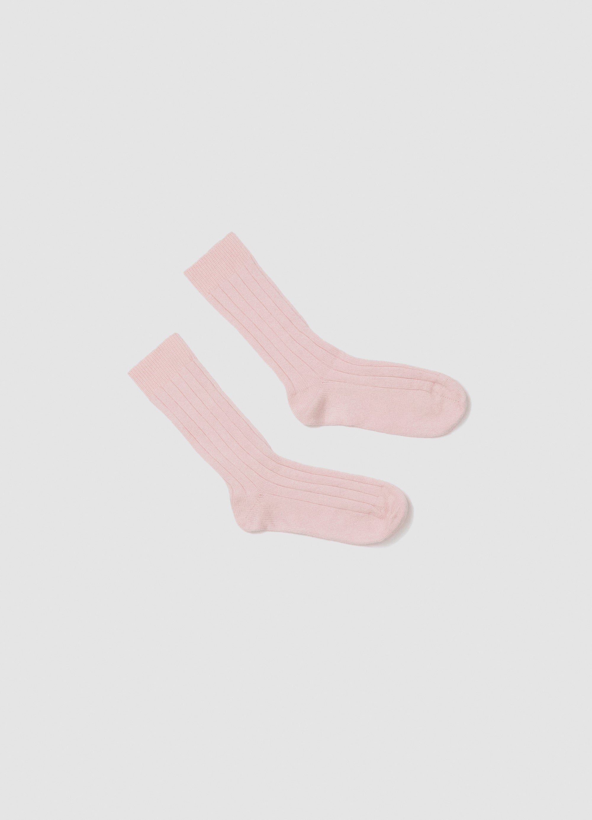 Cora Cashmere Socks Pale