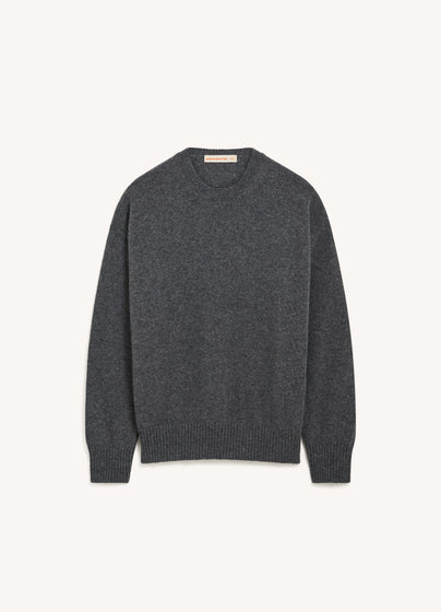 Innes Slouch Crewneck in Derby Grey