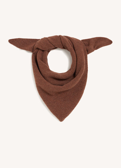 Fionn XL Cashmere Foulard in Hazelnut