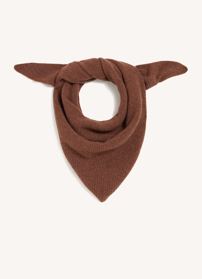 Mens Fionn XL Cashmere Foulard in Hazelnut